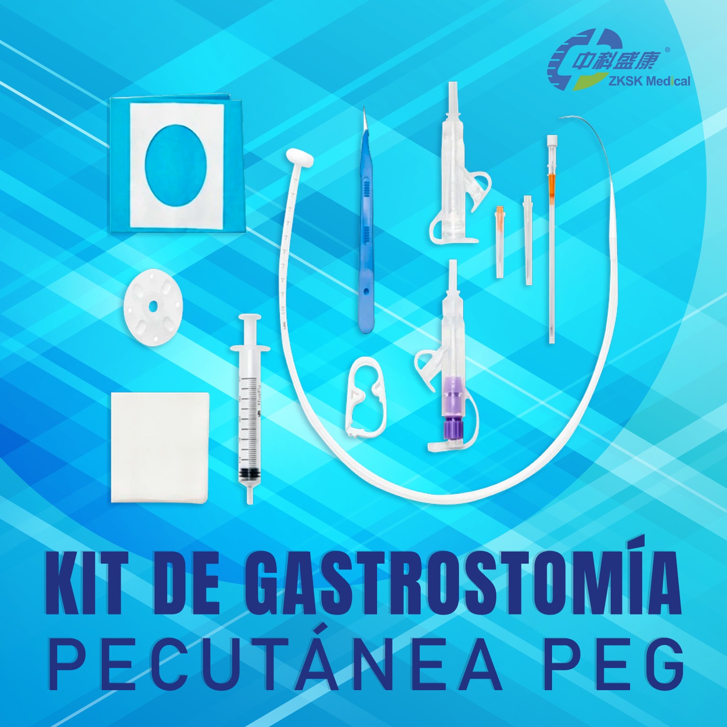 Kit de Gastrostomía Percutánea PEG